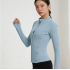 新款瑜伽服外套女骑行服速干户外运动上衣长袖健身服立领拉链